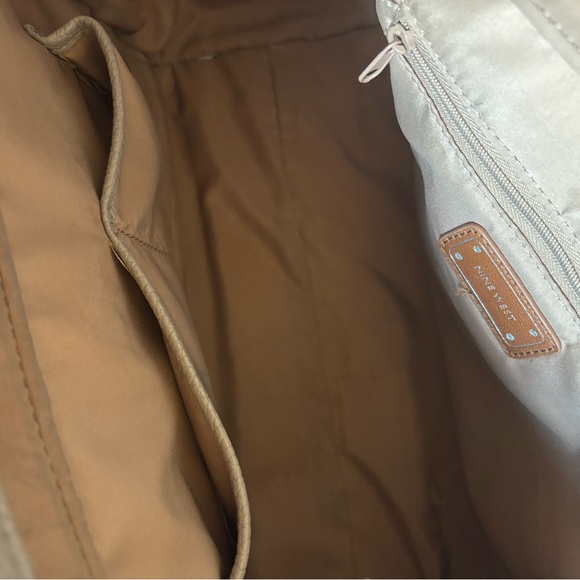 NINE WEST Wirkin Satchel or Crossbody bag in gray and pale pink - Picture 5 of 5